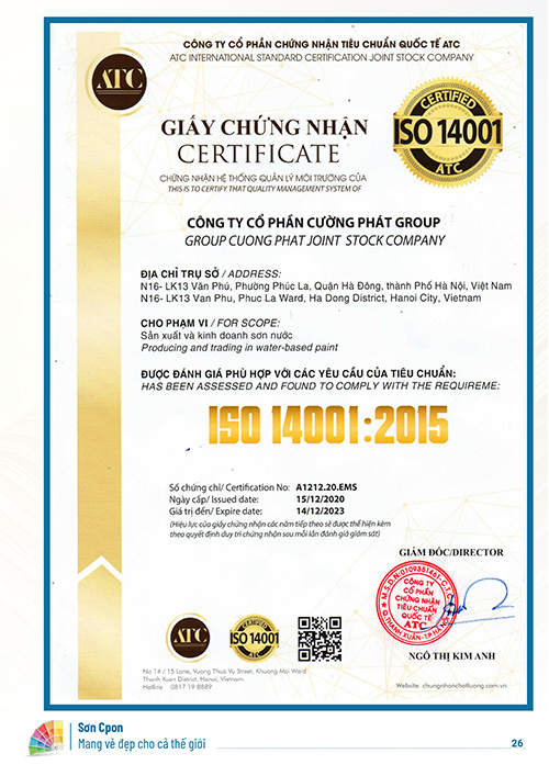 Chứng nhận