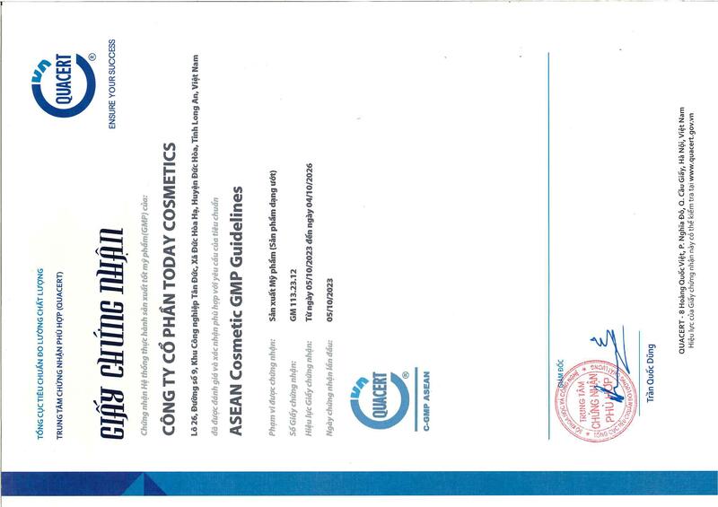 Chứng nhận ASEAN Cosmetic GMP Guidelines