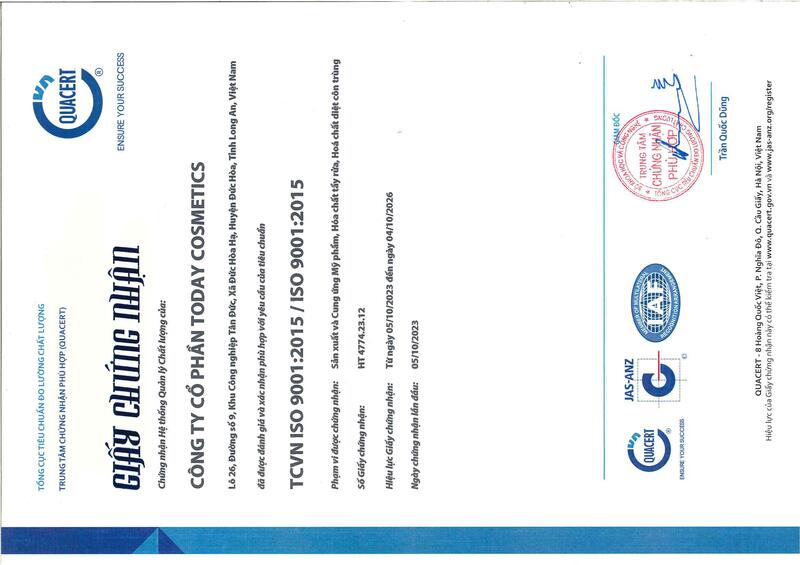 Chứng nhận ISO 9001:2015