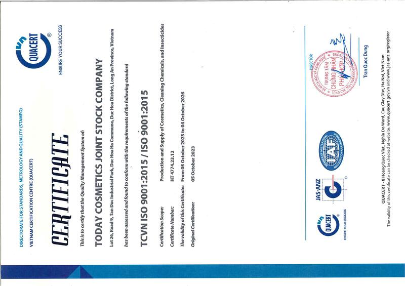 Chứng nhận ISO 9001:2015