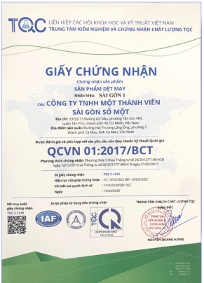 Chứng nhận QCVN 01:2017/BCT