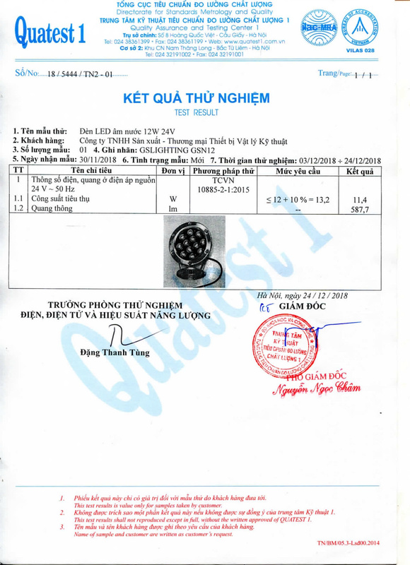Chứng nhận chất lượng