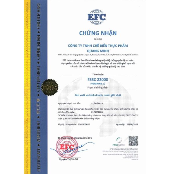 Chứng nhận FSSC 22000