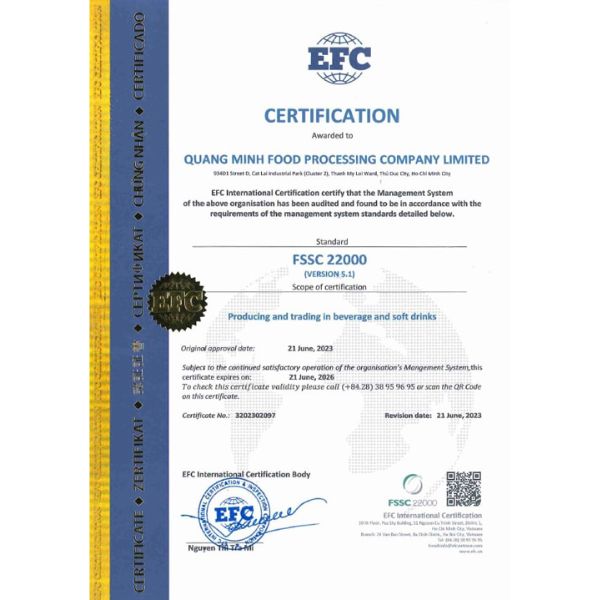 Chứng nhận FSSC 22000
