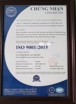 Chứng nhận ISO 9001:2015