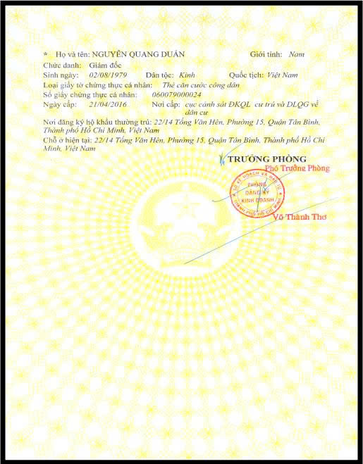 Chứng nhận