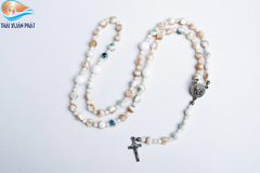 Chuỗi mân côi 50 hạt xà cừ