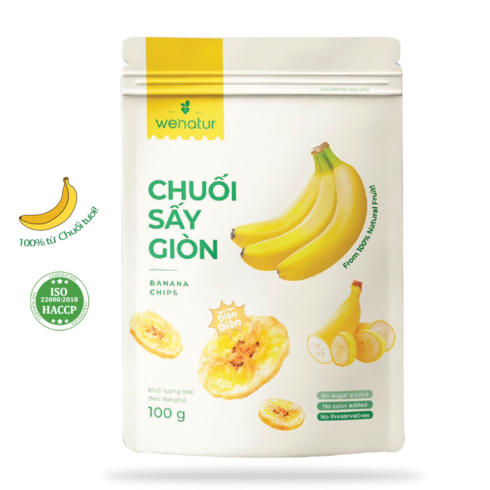 Chuối sấy giòn 100g
