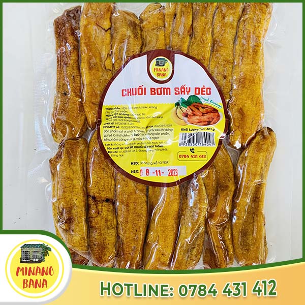 Chuối bơm sấy dẻo