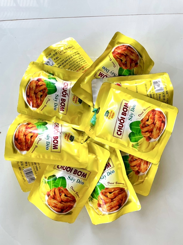 Chuối bơm sấy dẻo