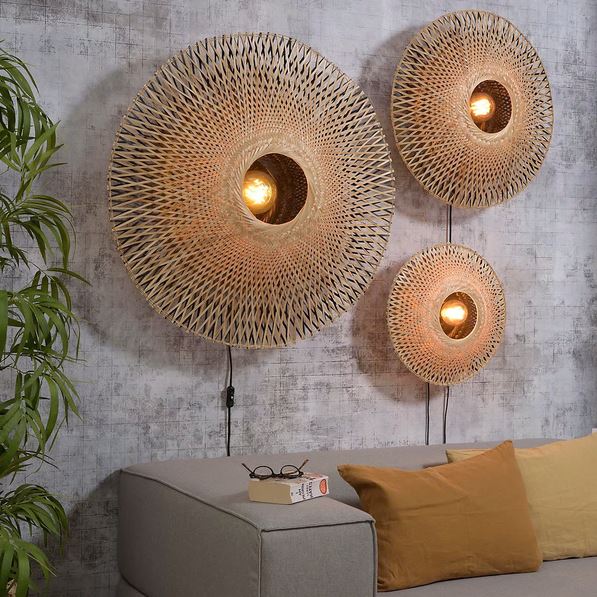 Chụp đèn tre D0104