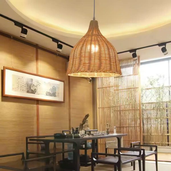 Chụp đèn tre D0110