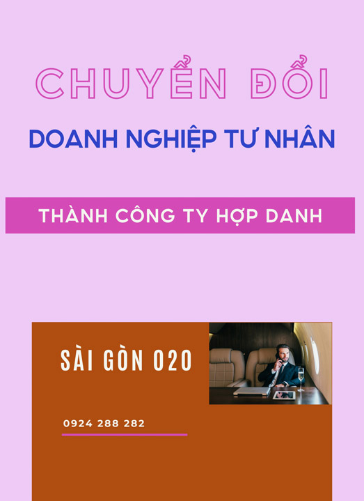 Chuyển đổi doanh nghiệp tư nhân thành công ty hợp danh