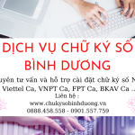 Dịch vụ chữ kí số