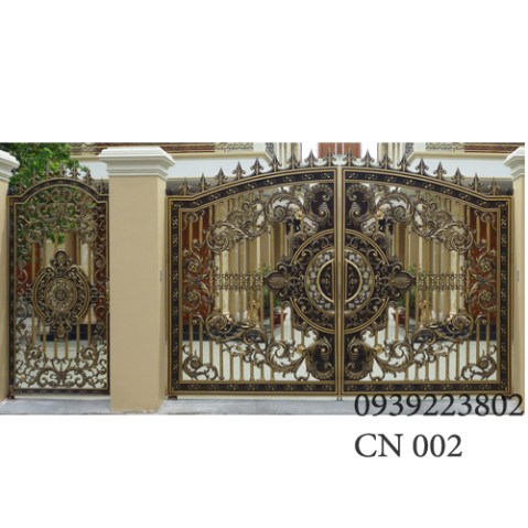 Cửa cổng nhôm đúc
