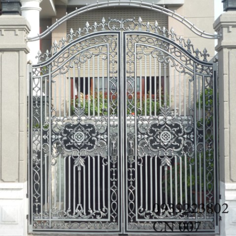 Cửa cổng nhôm đúc