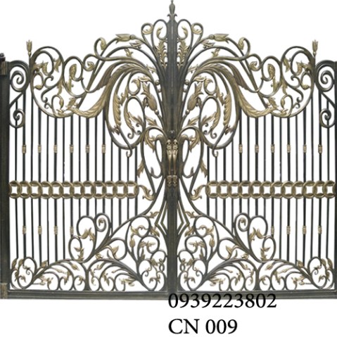 Cửa cổng nhôm đúc