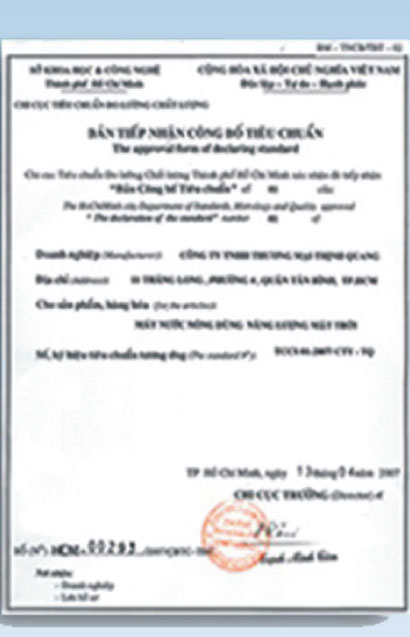Chứng chỉ, chứng nhận