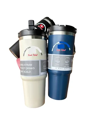 Cốc giữ nhiệt kèm ống hút