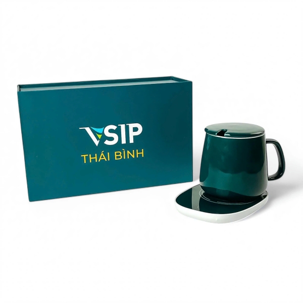Cốc sứ có nắp đậy