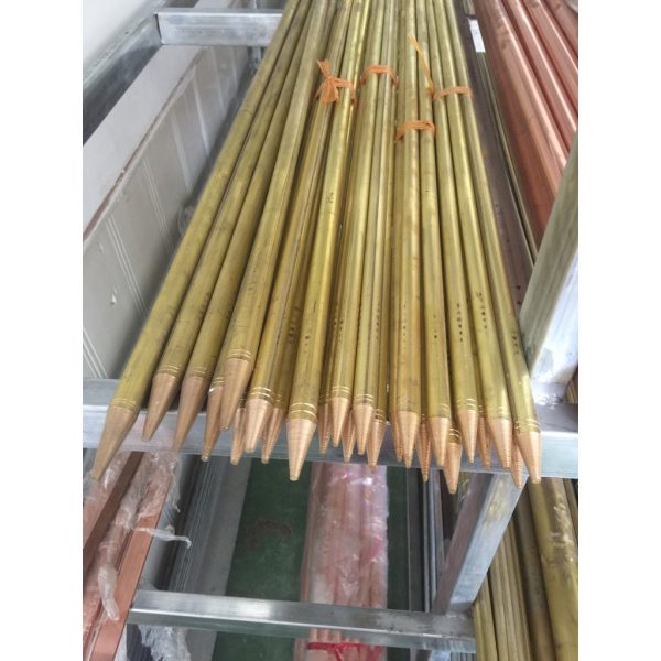 Cọc tiếp địa đồng vàng D14, D16, D20, D25