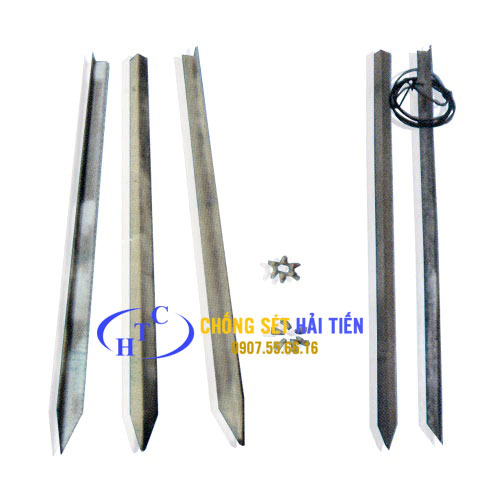 Cọc tiếp địa L63x63x6 dài 2.5m