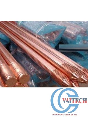 Cọc tiếp địa thép mạ đồng