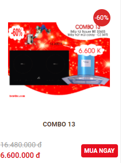 Combo khuyến mai 13