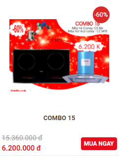 Combo khuyến mai 15