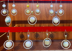 Bộ bông tai, mặt dây chuyền