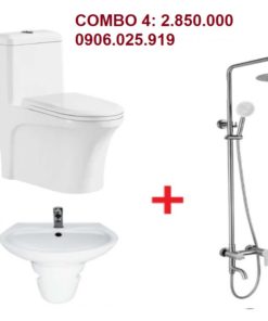 Combo thiết bị vệ sinh 4