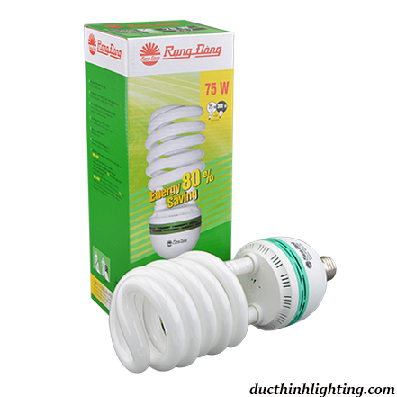 Bóng đèn Compact rạng động xoắn