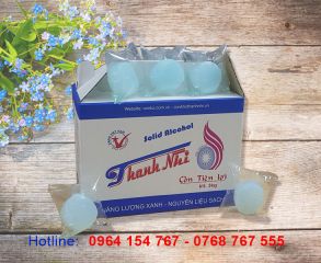 Cồn thạch đóng túi