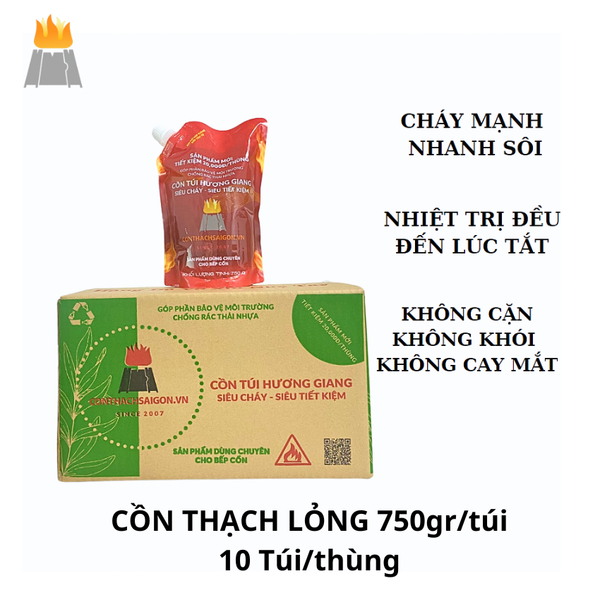 Cồn thạch túi lỏng tiết kiệm 750gr