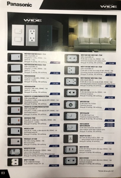 Công tắc và ổ cắm điện