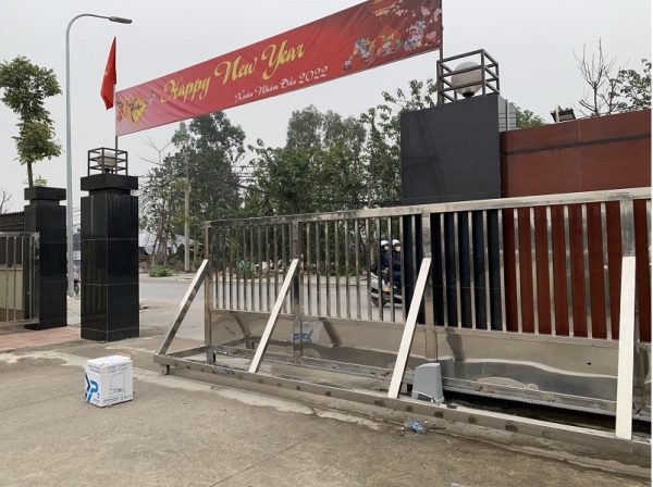 Cổng trượt tự động KCN