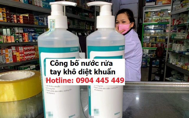 Công bố lưu hành nước rửa tay