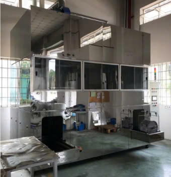 Công đoạn tẩy dầu siêu âm