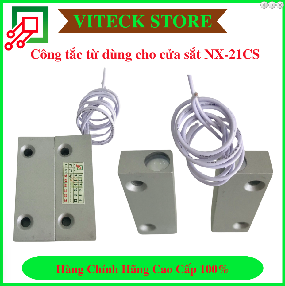Công tắc từ dùng cho cửa sắt NX-21CS - Kết nối với trung tâm báo động