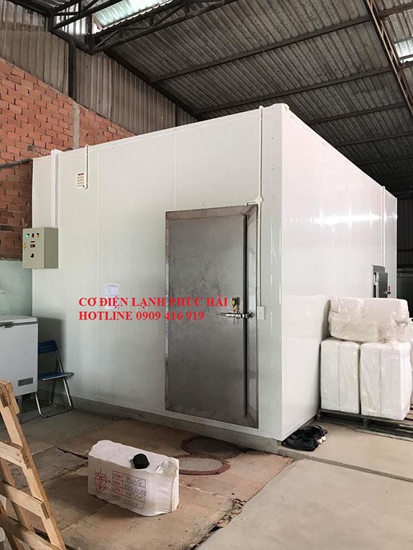 Công trình lắp đặt kho đông công ty Divina