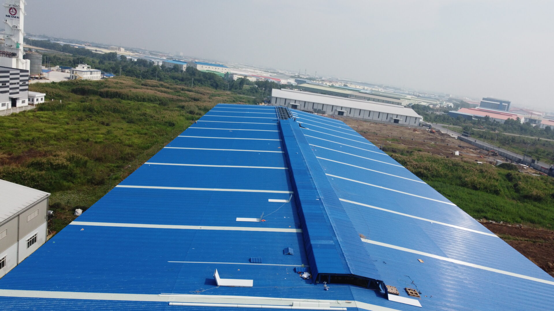 Công trình lợp mái nhà máy HD Long An