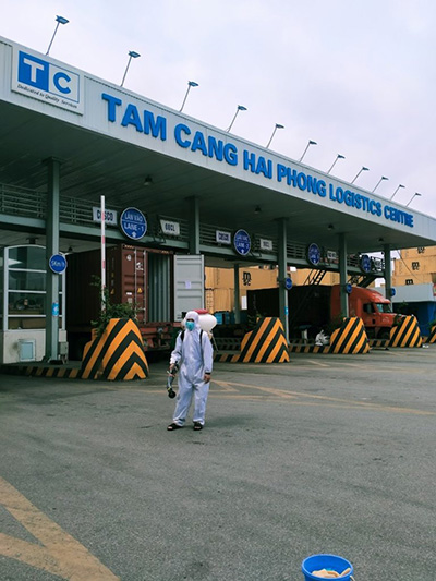 Công trình vệ sinh Tam Cảng Loggistic Center
