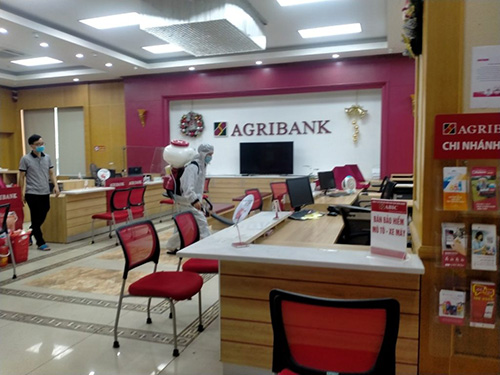 Công trình vệ sinh công nghiệp Agribank