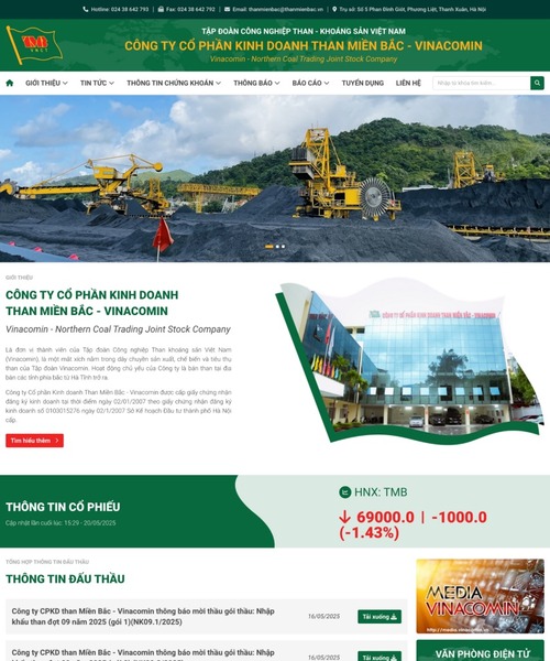 Công ty Cổ Phần Kinh Doanh Than Miền Bắc - Vinacomin