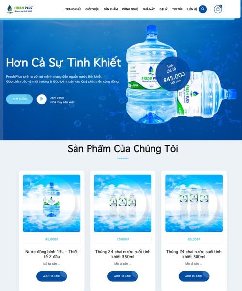 Công ty Cổ Phần Nước Tinh Khiết Sài Gòn Fresh Plus
