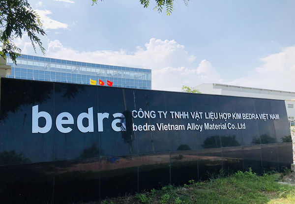 Công ty TNHH vật liệu hợp kim Bedra Việt Nam 2