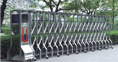 Cổng điện inox
