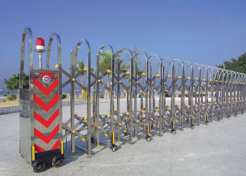 Cổng điện inox