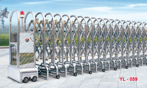 Cổng điện inox