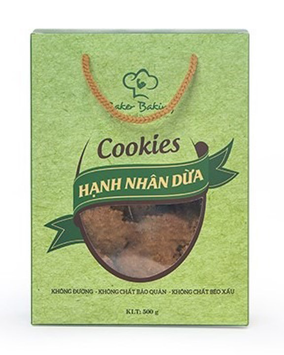 Cookies hạnh nhân dừa